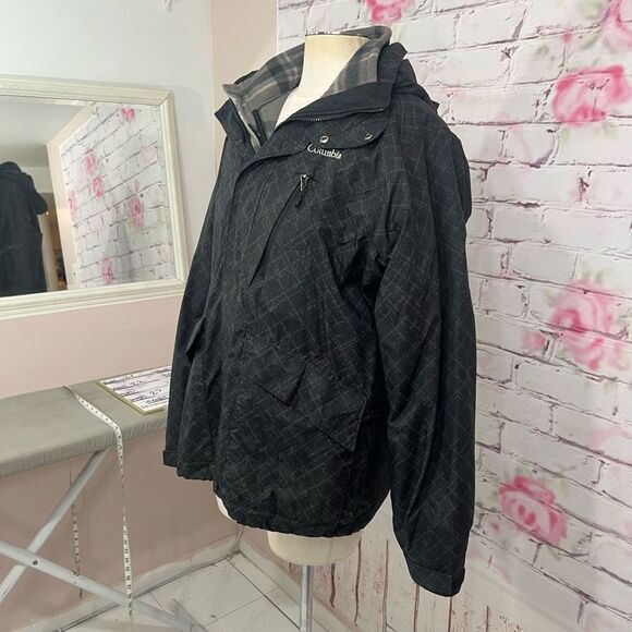 Columbia 2 in 1 fleece inner lining water resistant outer shell jacket - Picture 4 of 13